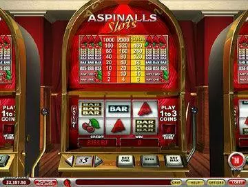 Aspinalls Fun Slots by PlayTech with 3 Reel and 1 Line