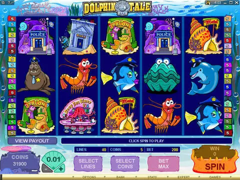 Dolphin Tale Fun Slots by Microgaming with 5 Reel and 40 Line