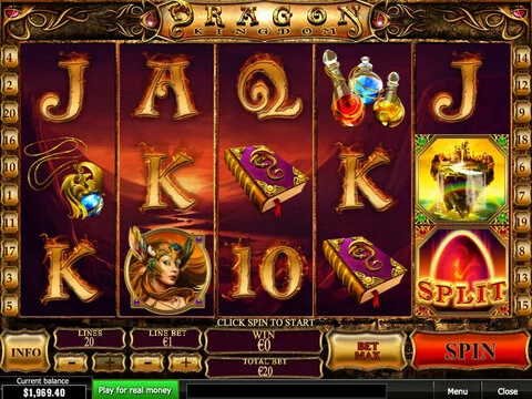 Dragon Kingdom Fun Slots by PlayTech with 5 Reel and 20 Line