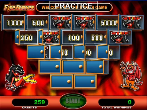 Fire Burner Fun Slots by GTECH with 5 Reel and 15 Line