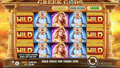 Greek Gods Fun Slots by Pragmatic Play with 5 Reel and 243 Line