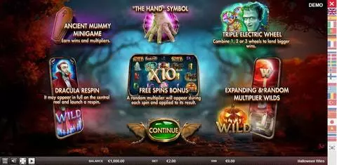 Halloween Wins Fun Slots by Red Rake Gaming with 5 Reel and 50 Line