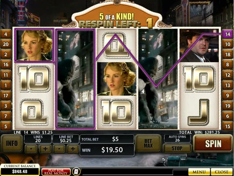 King Kong Fun Slots by PlayTech with 5 Reel and 20 Line
