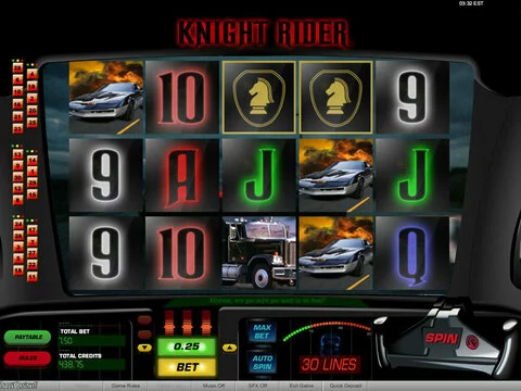 Knight Rider Fun Slots by bwin.party with 5 Reel and 30 Line