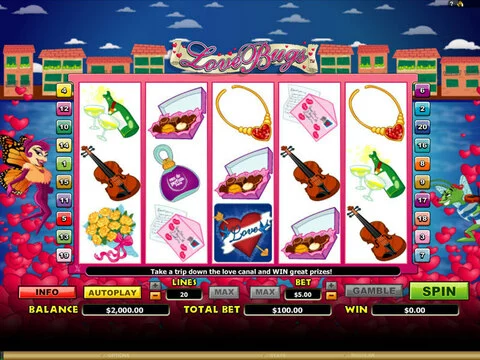 Love Bugs Fun Slots by Microgaming with 5 Reel and 20 Line
