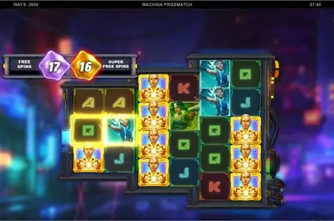 Machina PrizeMatch Fun Slots by Kalamba Games with 6 Reel and 3600 Ways