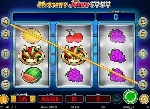 Mystery Joker 6000 Fun Slots by Play'n GO with 3 Reel and 5 Line