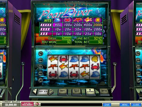 Pearl Diver Fun Slots by PlayTech with 5 Reel and 5 Line