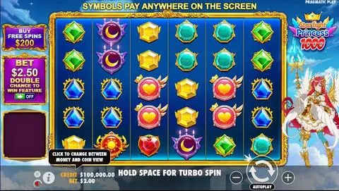 Starlight Princess 1000 Fun Slots by Pragmatic Play with 6 Reel 
