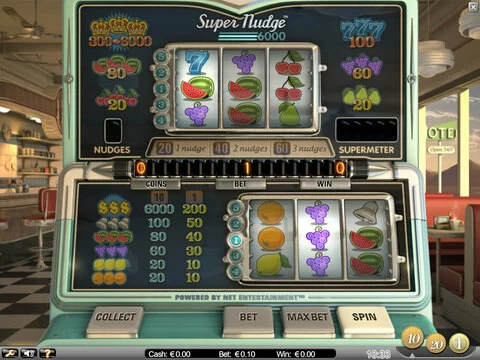 Super Nudge 6000 Fun Slots by NetEnt with 3 Reel and 5 Line