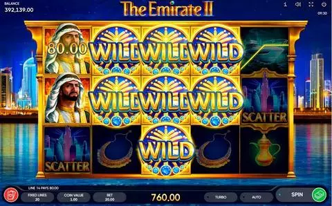 The Emirate II Fun Slots by Endorphina with 5 Reel and 20 Line