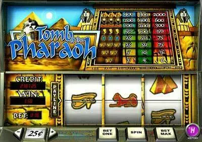 Tomb Of The Pharaoh Fun Slots by PlayTech with 3 Reel and 1 Line