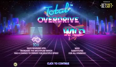 Total Overdrive Fun Slots by BetSoft with 3 Reel and 5 Line
