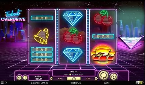Total Overdrive Fun Slots by BetSoft with 3 Reel and 5 Line