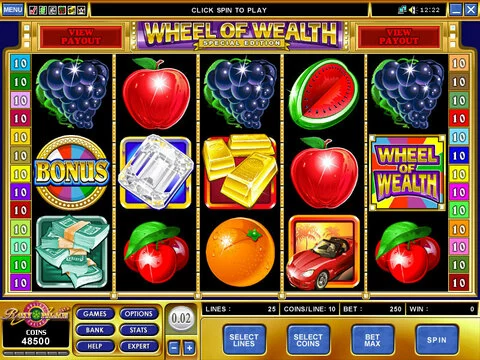 Wheel of Wealth Special Edition Fun Slots by Microgaming with 5 Reel and 25 Line