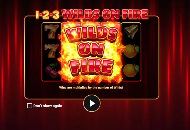 1-2-3 Wilds on Fire Fun Slot Game made by Apparat Gaming with 5 Reel and 10 Line
