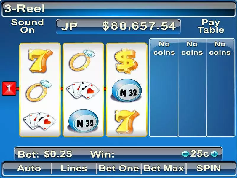 3 Reel Fun Slot Game made by Byworth with 3 Reel and 7 Line