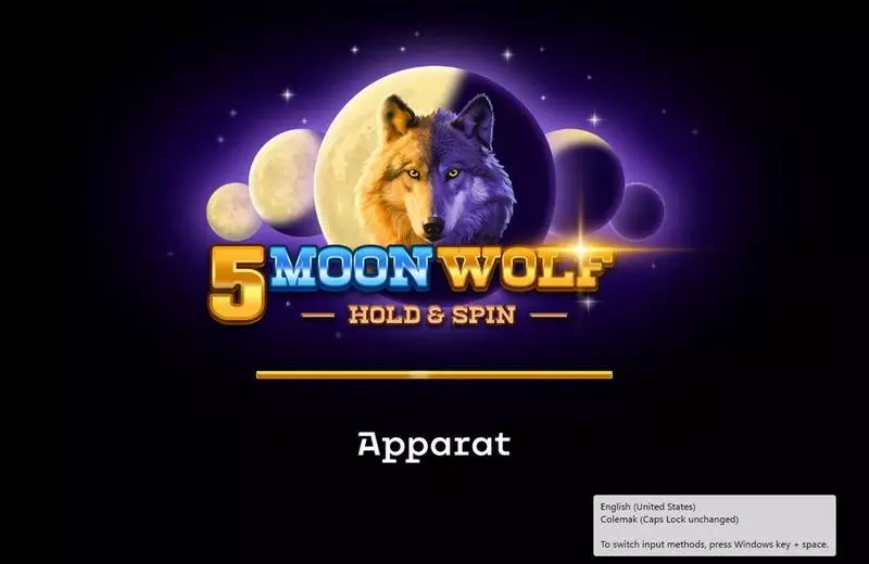 5 Moon Woolf Fun Slot Game made by Apparat Gaming with 5 Reel and 20 Line