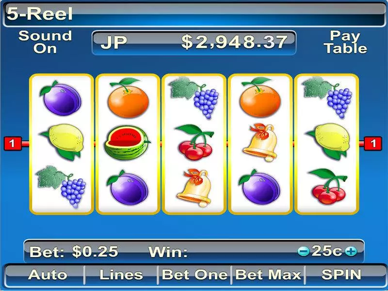 5 Reel Fun Slot Game made by Byworth with 5 Reel and 9 Line