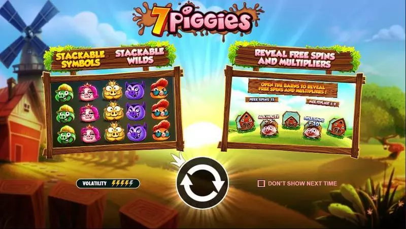 7 Piggies Fun Slot Game made by Pragmatic Play with 5 Reel and 7 Line