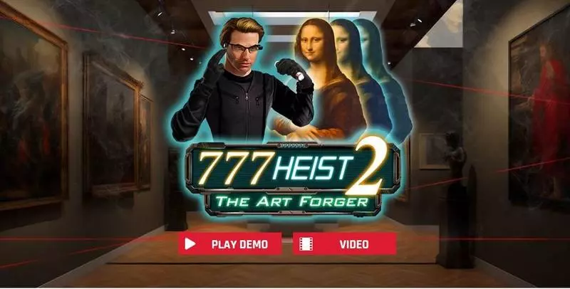777 Heist 2 The Art Forgery Fun Slot Game made by Red Rake Gaming with 5 Reel 
