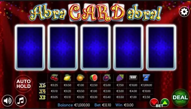 Abracardabra  Fun Slot Game made by Betdigital with 5 Reel and 1 Line
