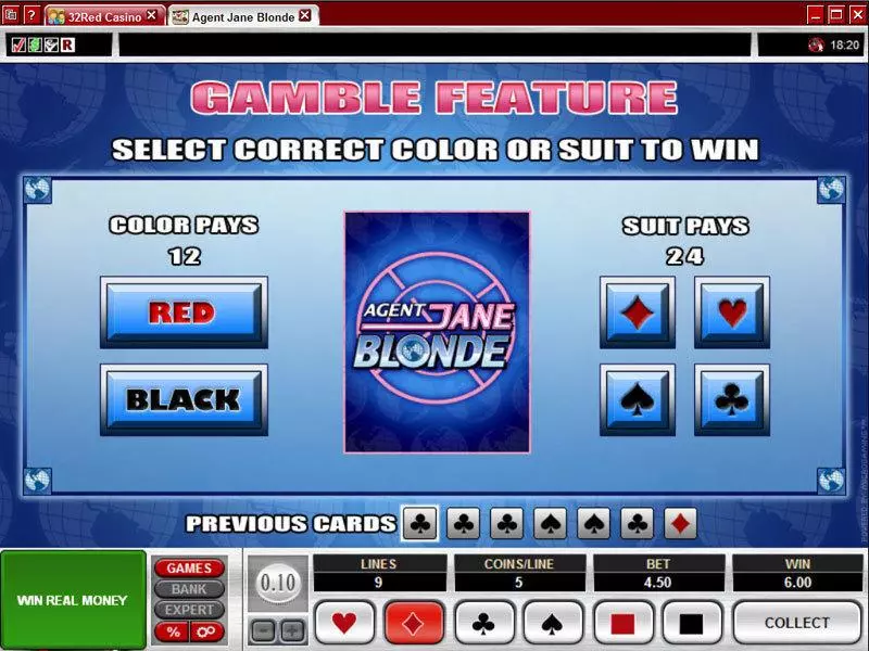 Agent Jane Blonde Fun Slot Game made by Microgaming with 5 Reel and 9 Line
