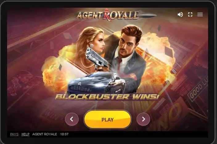 Agent Royale Fun Slot Game made by Red Tiger Gaming with 5 Reel and 20 Line