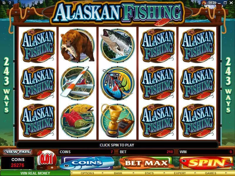 Alaskan Fishing Fun Slot Game made by Microgaming with 5 Reel and 243 Line
