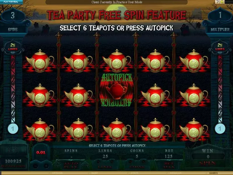 Alaxe in Zombieland Fun Slot Game made by Genesis with 5 Reel and 25 Line