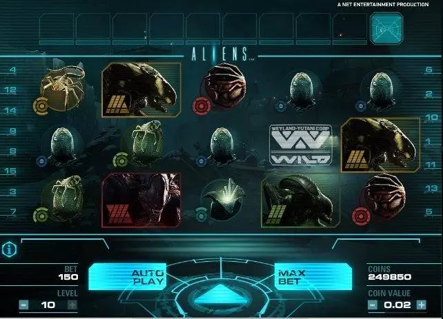 Aliens Fun Slot Game made by NetEnt with 5 Reel and 15 Line