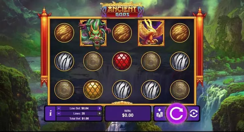 Ancient Gods  Fun Slot Game made by RTG with 5 Reel and 25 Line