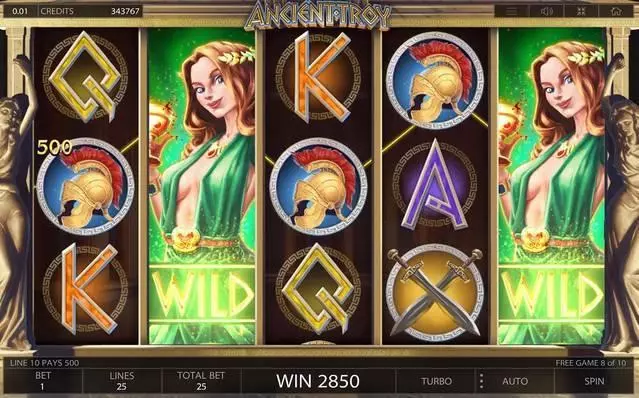 Ancient Troy Fun Slot Game made by Endorphina with 5 Reel and 25 Line