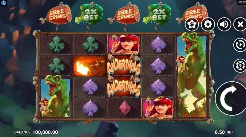 Anderthals Fun Slot Game made by Microgaming with 5 Reel and 40 Line