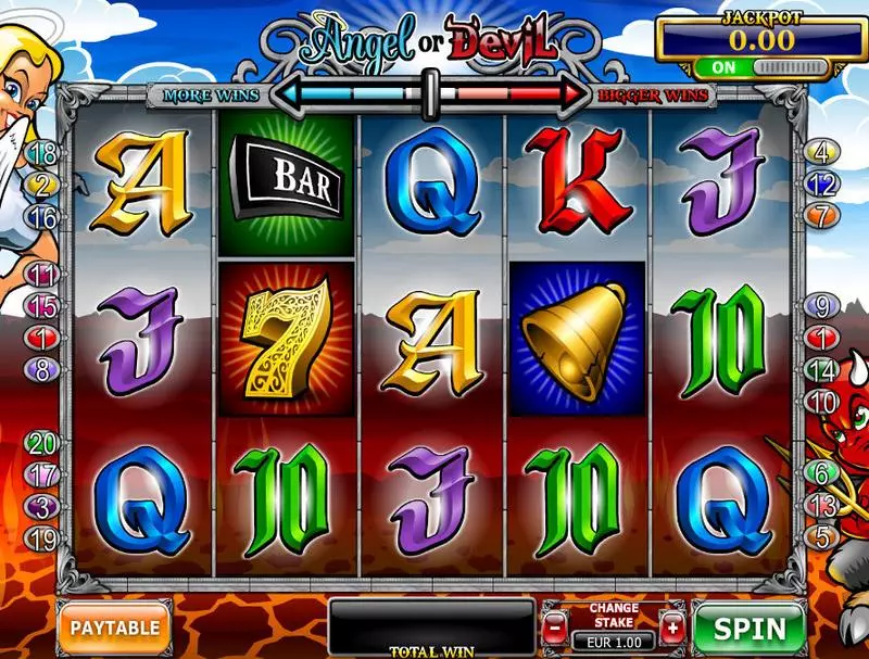 Angel or Devil Fun Slot Game made by Ash Gaming with 5 Reel and 20 Line