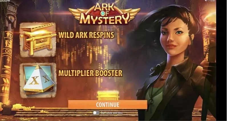 Ark of Mystery Fun Slot Game made by Quickspin with 5 Reel and 20 Line