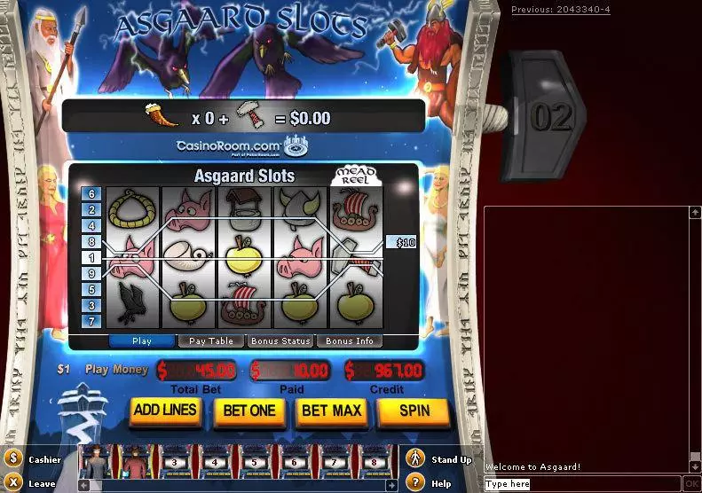 Asgaard Fun Slot Game made by IN DOUBT with 5 Reel and 9 Line