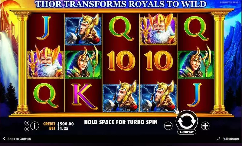 Asgard Fun Slot Game made by Pragmatic Play with 5 Reel and 25 Line