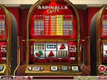 Aspinalls Fun Slot Game made by PlayTech with 3 Reel and 1 Line