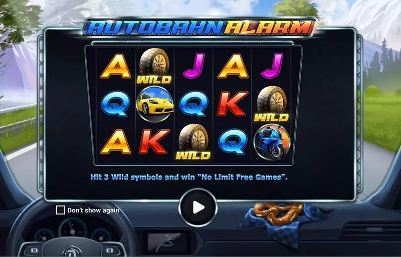Autobahn Aalarm Fun Slot Game made by Apparat Gaming with 5 Reel and 10 Line