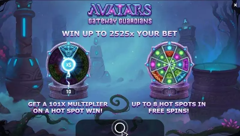 Avatars - Gateway Guardians Fun Slot Game made by Yggdrasil with 4 Reel 