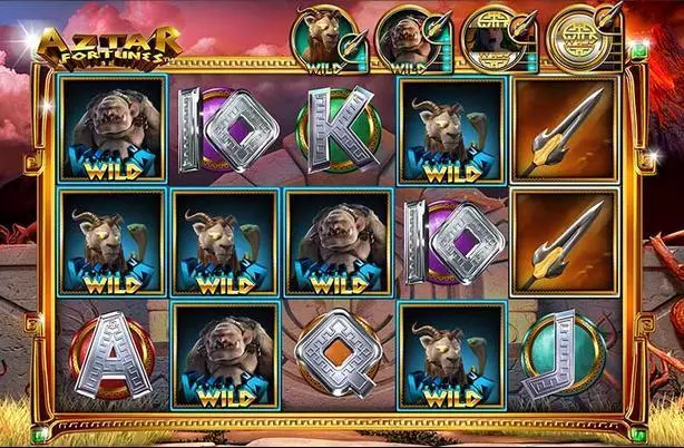 Aztar Fortunes Fun Slot Game made by Leander Games with 5 Reel and 20 Line