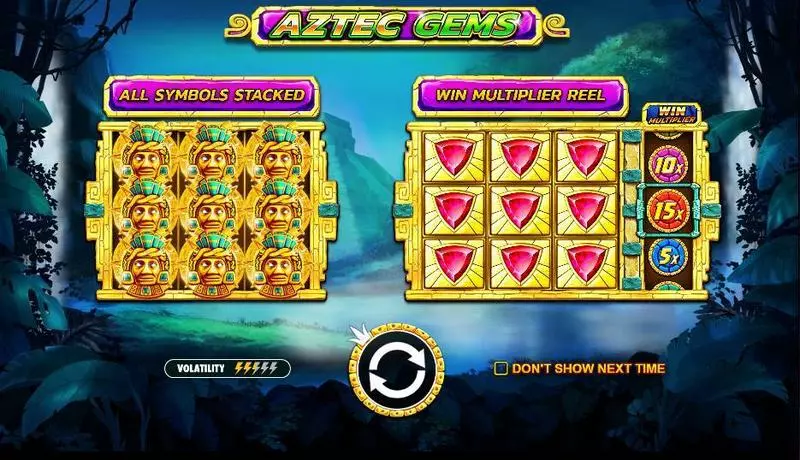 Aztec Gems Fun Slot Game made by Pragmatic Play with 3 Reel and 5 Line