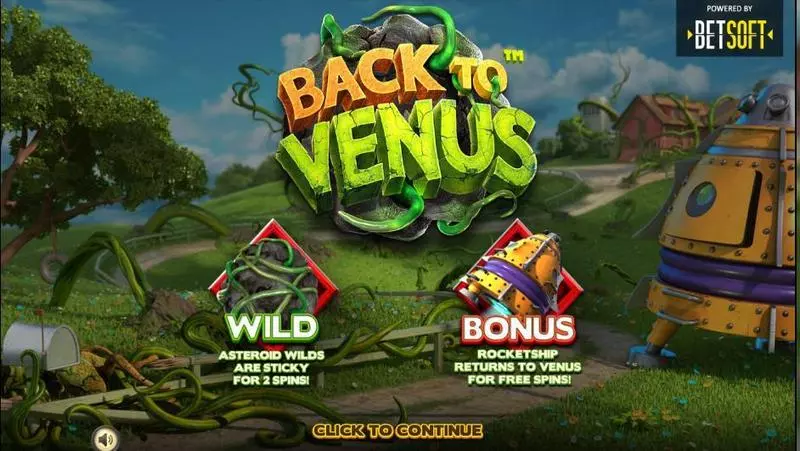 Back to Venus Fun Slot Game made by BetSoft with 5 Reel and 20 Line