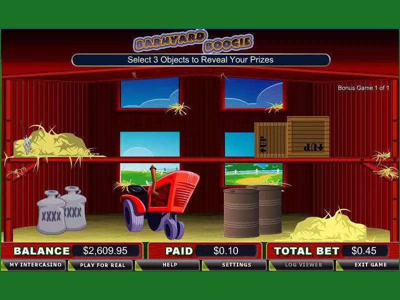 Barnyard Boogie Fun Slot Game made by CryptoLogic with 5 Reel and 9 Line