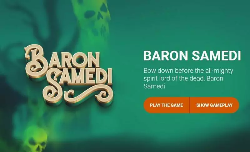 Baron Samedi Fun Slot Game made by Yggdrasil with 5 Reel and 25 Line