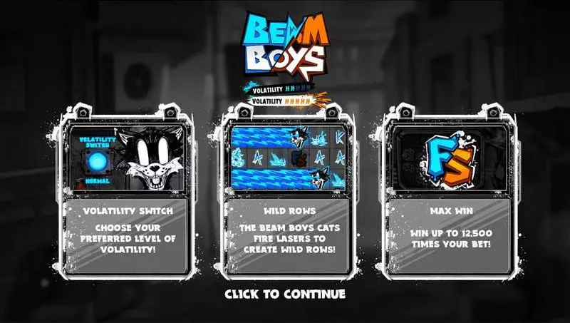 Beam Boys Fun Slot Game made by Hacksaw Gaming with 6 Reel 