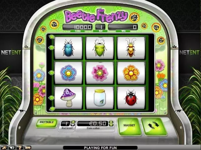 Beetle Frenzy Fun Slot Game made by NetEnt with 9 Reel and 5 Line