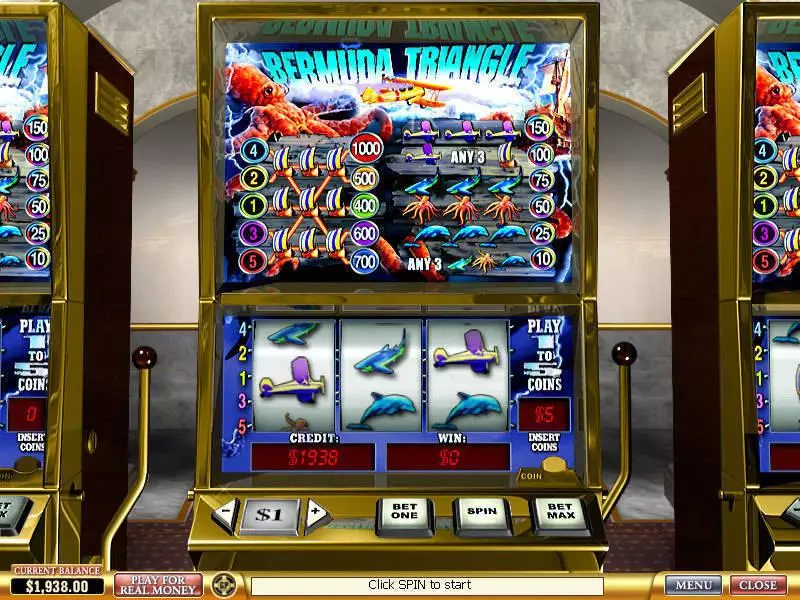 Bermuda Triangle Fun Slot Game made by PlayTech with 3 Reel and 5 Line
