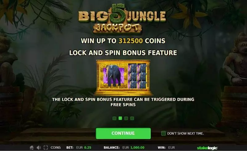 Big 5 Jungle Jackpot Fun Slot Game made by StakeLogic with 5 Reel and 25 Line